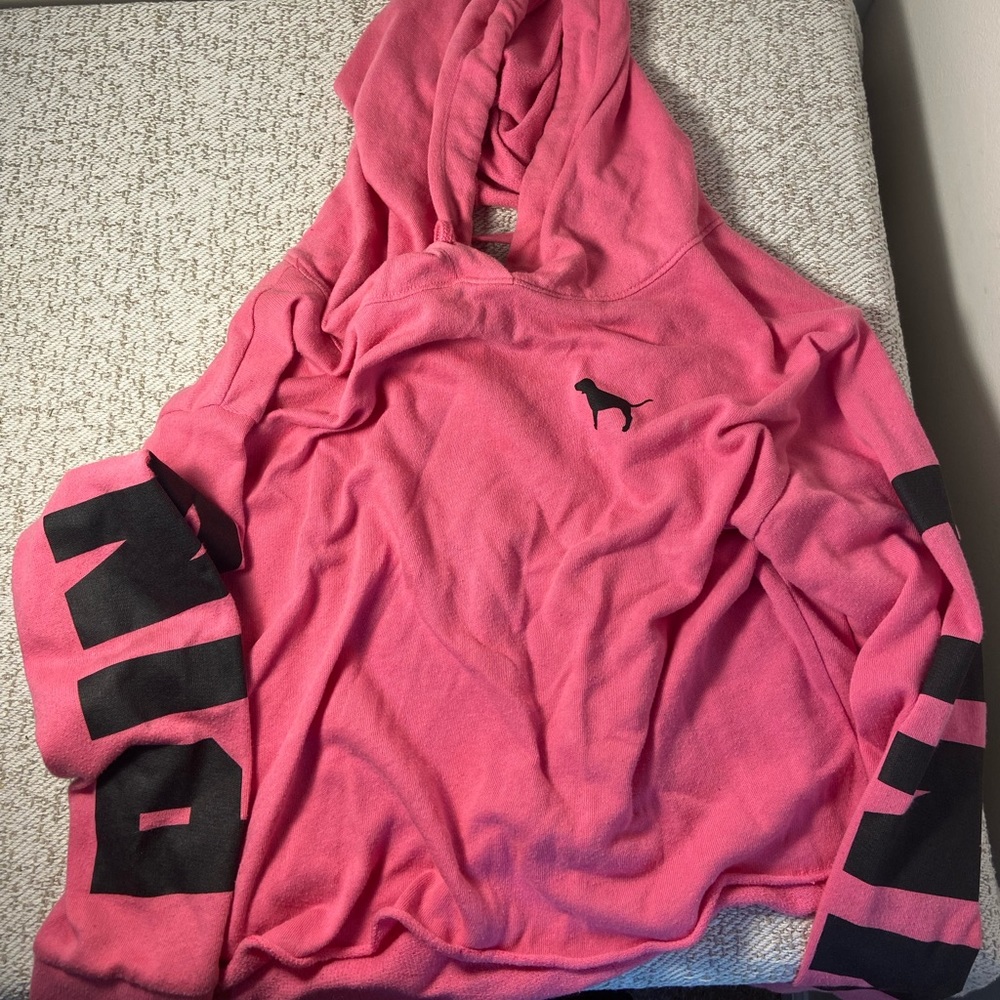 Pink hoodie